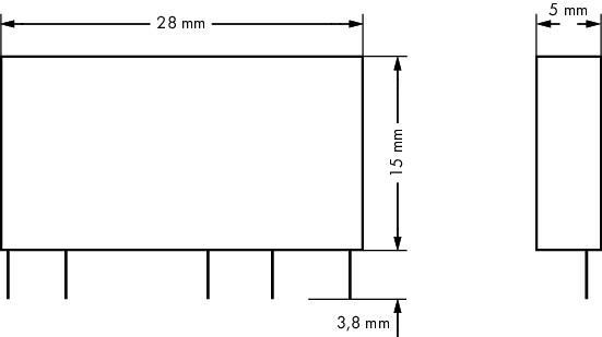 WAGO 857-150    Temel röle Nominal giriş gerilimi 12 VDC 1 değişken kontak Sınırlayıcı sürekli akım 6A Modül genişliği 5mm Modül yüksekliği 15mm