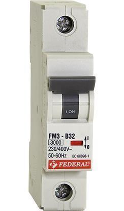 9EC-B0331-0D10 FM3-B 1X32A 3KA B Tipi Otomat