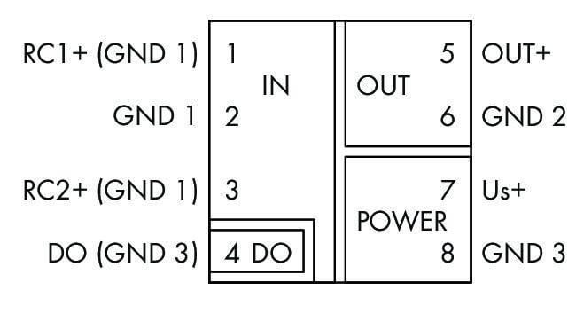 WAGO 857-552   Akım Sinyali Şartlandırıcı Rogowski Bobinleri İçin Giriş Akım ve Gerilim Çıkışı Sinyali Dijital Çıkış Yazılım Üzerinden Konfigürasyon Besleme Gerilimi 24 VDC 6mm Modül Genişliği 2.50 mm²