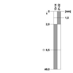 3SE5112-0CC02 1NA+1NK Plastik Nihayet Şalteri 40mm