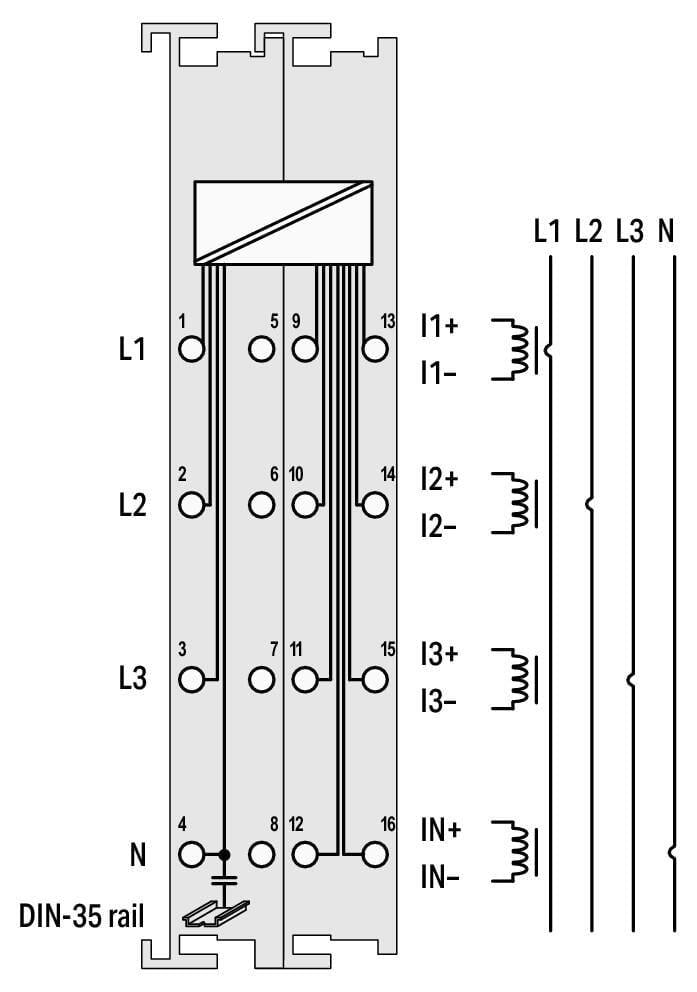 WAGO 750-495/000-001 3 Fazlı Güç Ölçümü 690 VAC 5A