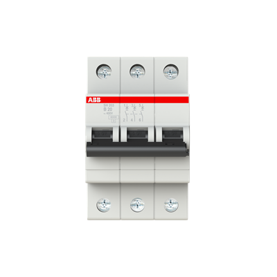 2CDS213001R0205 SH203-B20 3X20A 6KA B Otomat 3P