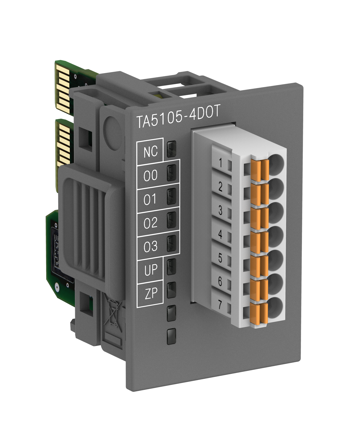 TA5105-4DOT  DİJİTAL ÇIKIŞ OPSİYON KARTI 4 DO 24VDC 0.5A YAY KLEMENSLERİ DAHİL