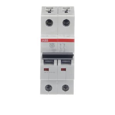 2CDS252001R0634 S202-C63 2X63A 6KA C Otomat 2P