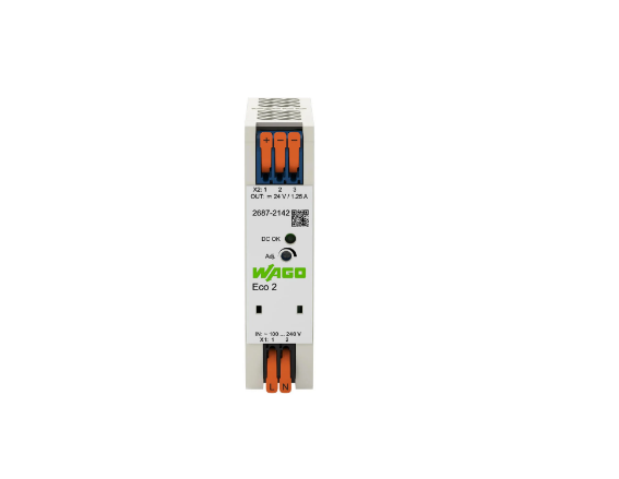 Güç kaynağı; Eco 2; 1 fazlı; 24 VDC çıkış gerilimi; 1,25 A çıkış akımı; DC-OK LED