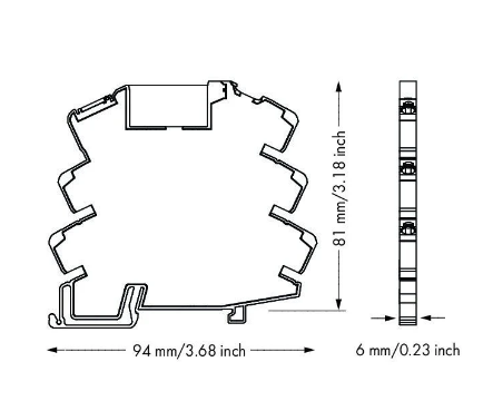 Wago 857-305 Dc 48V 6.5mA Röle Modülü