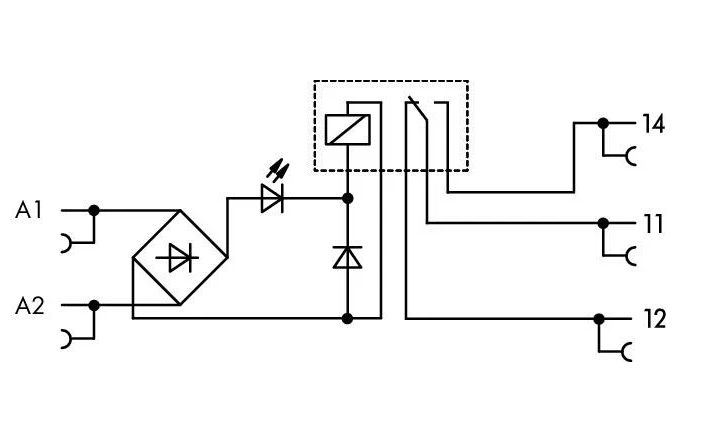 Wago 857-357 Ac/Dc 115V 3.5mA Röle Modülü