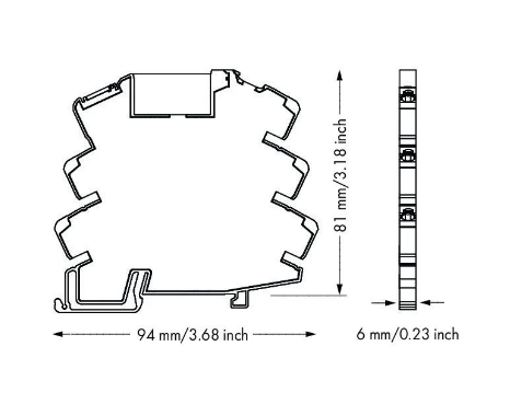 Wago 857-357 Ac/Dc 115V 3.5mA Röle Modülü