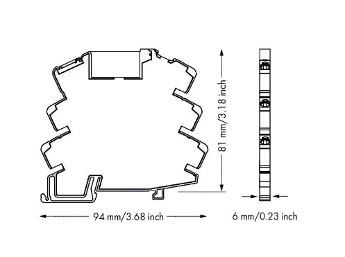 Wago 857-358 Ac/Dc 230V 3.5mA Röle Modülü