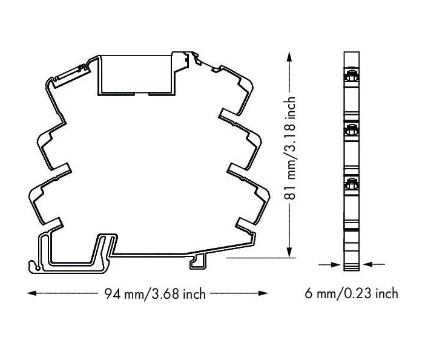 WAGO 857-304 24V DC Slim Röle