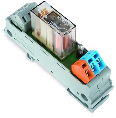 WAGO 288-508   Röle Modülü Nominal Giriş Gerilimi 230VAC 1 Değişken Kontak 2.50mm² Gri