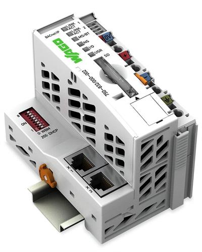 WAGO 750-832/000-002  Kontrolör BACnet/IP 4.Nesil  2x ETHERNET SD Ethernet Kartı ECO