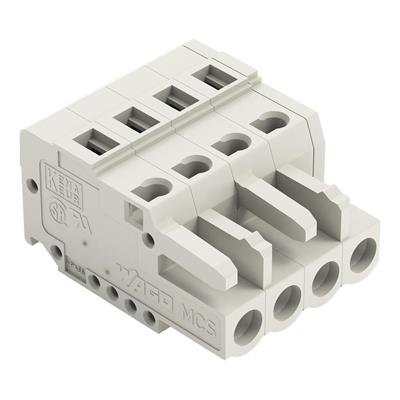 WAGO 721-108/026-000 1 iletkenli dişi fiş; CAGE CLAMP®; 2,5 mm²; Pin aralığı 5 mm; 4 Kutuplu