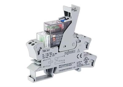 WAGO 788-341   Röle Modülü Nominal Giriş Gerilimi 24VDC 1 Değişken Kontak Sınırlayıcı Sürekli Akım 16A Manuel Çalıştırmalı Kırmızı Durum Göstergesi Modül Genişliği 15mm