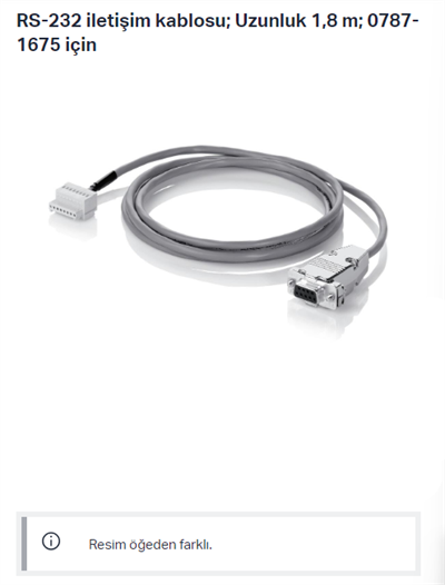 WAGO 787-892 RS-232 İletişim Kablosu Uzunluk 1.8m (0787-1675 İçin)