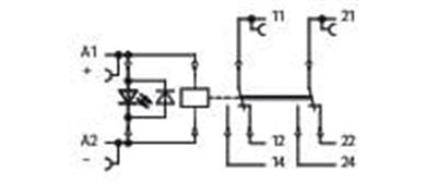 WAGO 788-384   Sürülen Kontaklı Röle Modülü Nominal Giriş Gerilimi 24 VDC 2 Değişken Kontak Sınırlayıcı Sürekli Akım 6A Kırmızı Durum Göstergesi Modül Genişliği 15mm 2.50mm² Gri