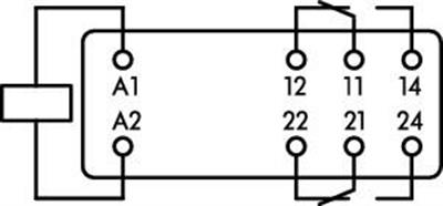 WAGO 788-152   Temel röle Nominal giriş gerilimi 12VDC  2 değişken kontak Sınırlayıcı sürekli akım 8A Modül genişliği 13mm Modül yüksekliği 15mm