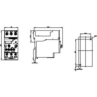 3RU2126-4DB1 20-25A Termik Röle Boy S0 Raya Montajlı