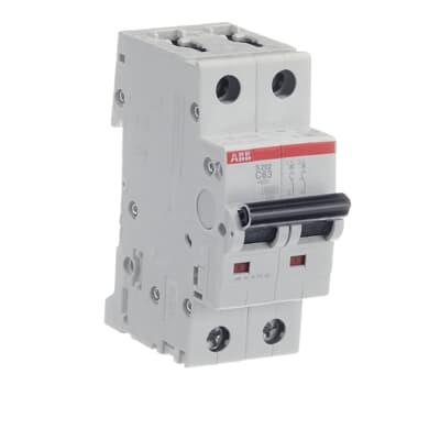 2CDS252001R0634 S202-C63 2X63A 6KA C Otomat 2P