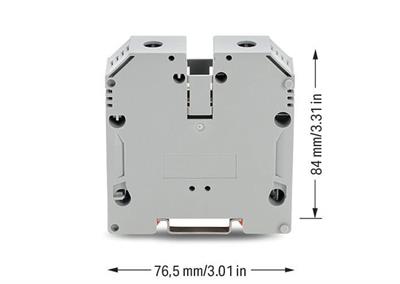 WAGO 883-7001  2 İletkenli Geçiş Klemensi 70 Mm² Vidalı Bağlantı Gri