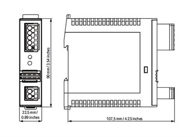 WAGO 787-1602  Anahtarlamalı Mod Güç Kaynağı Klasik 1 Fazlı 24VDC Çıkış Gerilimi 1A Çıkış Akımı NEC Sınıf 2 DC OK Sinyali