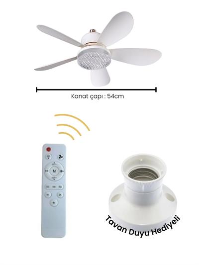 TOC010 30W FANLI TORCH LED AMPÜL 3 RENKLİ PERVANELİ