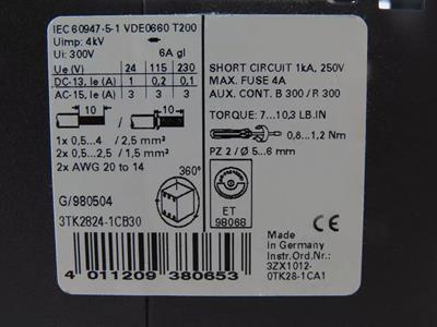3TK2824-1CB30  SIRIUS GÜVENLİK RÖLESİ (RC)  AC/DC 24V  22.5MM