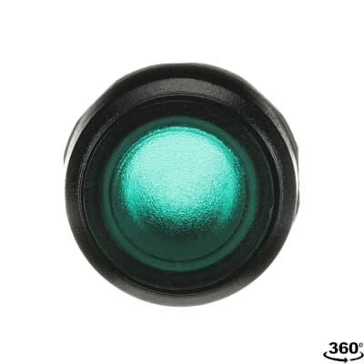 1SFA611100R1102 MP1-11G Yeşil Işıklı Yaylı Buton Kafası Düz Kafalı