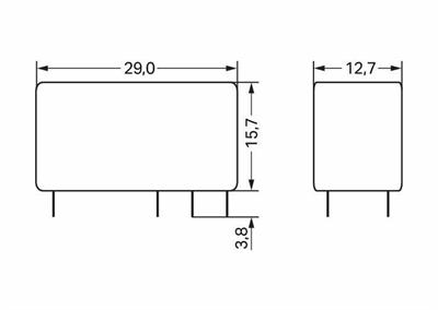 WAGO 788-160   Temel röle Nominal giriş gerilimi 48VDC  2 değişken kontak Sınırlayıcı sürekli akım 8A Modül genişliği 13mm Modül Yüksekliği 15mm