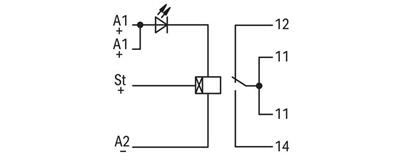 WAGO 286-640   Zaman Gecikmeli Röle Modülü Nominal Giriş Gerilimi 24VDC Sınırlayıcı Sürekli Akım 6A Demiryolu Çok Fonksiyonlu/Çok Zamanlı Kırmızı Durum Göstergesi Modül Genişliği 20mm Gri