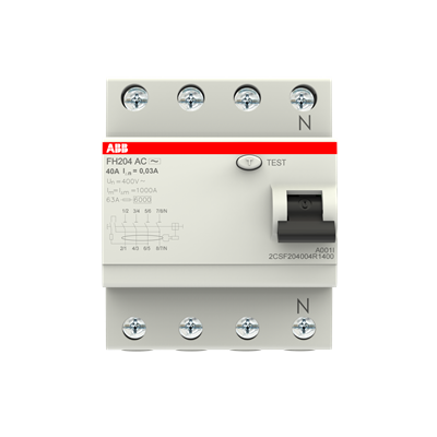 2CSF204004R1400 FH204AC-40/0.03 4X40A 30mA KAK Röle FH200 AC Tipi