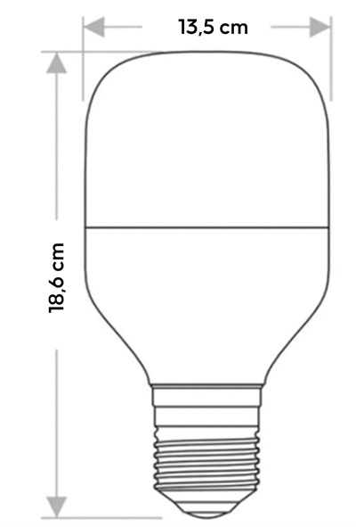 CT 4328B 65W LED AMPUL E27 (BEYAZ IŞIK)