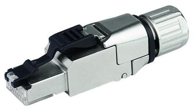 WAGO 750-978/000-011 Konnektör ETHERNET RJ-45 Cat 6A Düz Kod T568A  AWG 22 Burkulmayı Önleme