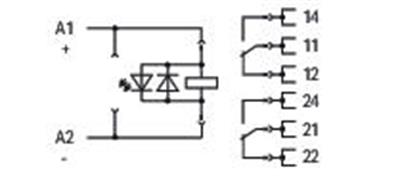 WAGO 858-324   Röle Modülü Nominal Giriş Gerilimi 24VDC 2 Değişken Kontak Sınırlayıcı Sürekli Akım 12A Manuel Çalıştırmalı Kırmızı Durum Göstergesi Modül Genişliği 31mm 1.50mm²