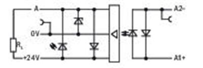WAGO 859-708    Optokuplör modülü Nominal giriş gerilimi 24VDC Çıkış gerilimi aralığı 0 - 24 VDC Sınırlayıcı sürekli akım 0.5A Frekans 10 kHz Modül genişliği 6mm Gri