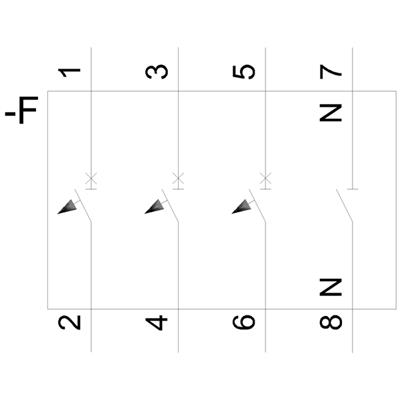 5SL4640-7 4X40A 10KA C Otomat 3 Faz+Nötr
