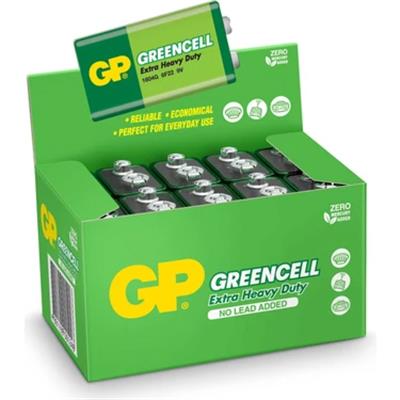 GP GREENCELL 9V YASSI PİL