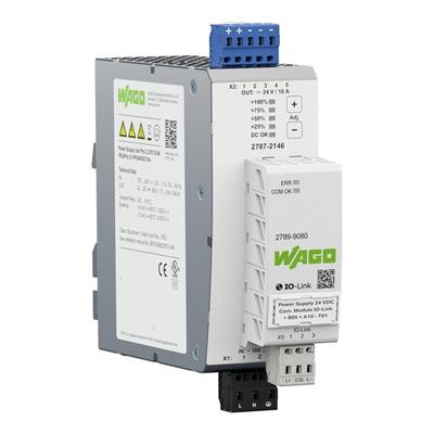 WAGO 2787-2146   Güç kaynağı Pro2 1 Fazlı 24VDC Çıkış gerilimi 10A Çıkış akımı TopBoost + PowerBoost İletişim yeteneği
