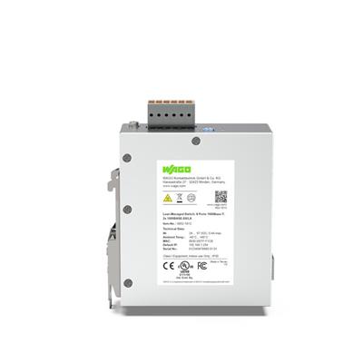 WAGO 852-1813  Lean Managed Switch 8 Port 1000Base-T 2-Slot 1000Base-SX/LX