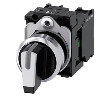 3SU1150-2BL60  1NA 0 1-0-2 Pozisyonlu Işıklandırılabililir Kalıcı Mandal Buton 1NO