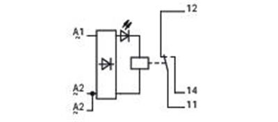 WAGO 288-508   Röle Modülü Nominal Giriş Gerilimi 230VAC 1 Değişken Kontak 2.50mm² Gri