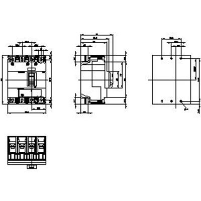 3VM1163-4EE42-0AA0 44-63A 36KA 4P Kompakt Güç Şalter
