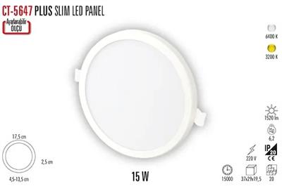 CT-5647 PLUS 15W AYARLANABİLİR SPOT BEYAZ