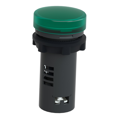 XA2-EVB3LC Yeşil 24V AC/DC beslemeli Dahili Korumalı LEDli