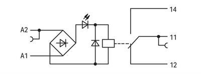 WAGO 859-353   Röle Modülü Nominal Giriş Gerilimi 12V AC/DC 1 Değişken Kontak Kırmızı Durum Göstergesi Modül Genişliği 6mm 2.50mm² Gri