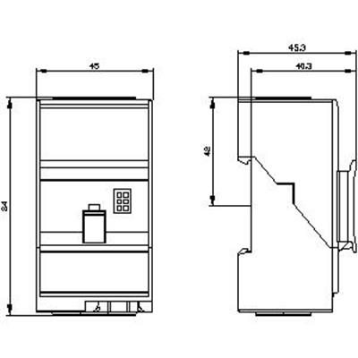 3UF7101-1AA00-0 2.4 - 25A Akım Ölçme Modülü Simocode Pro İçin