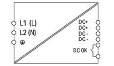 WAGO 787-1638  Anahtarlamalı Mod Güç Kaynağı Klasik 2 Fazlı 24VDC Çıkış Gerilimi 10A Çıkış Akımı TopBoost DC OK Kontak