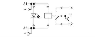 WAGO 788-607   Röle Modülü Nominal Giriş Gerilimi 115VAC 1 Değişken Kontak Sınırlayıcı Sürekli Akım 16A Altın Kontaklı Kırmızı Durum Göstergesi Modül Genişliği 15mm 2.50mm² Gri