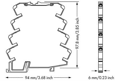 WAGO 857-451   Pasif İzolatör 1 Kanallı Akım Girişi Sinyali Akım Çıkışı Sinyali Giriş Üzerinden Güç 6mm Modül Genişliği 2.50 mm²