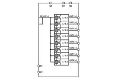 WAGO 787-1668/000-054 Elektronik Devre Kesici 8 Kanallı 24VDC Giriş Gerilimi Ayarlanabilir 2 - 10A Sinyal Kontağı Özel Konfigürasyon